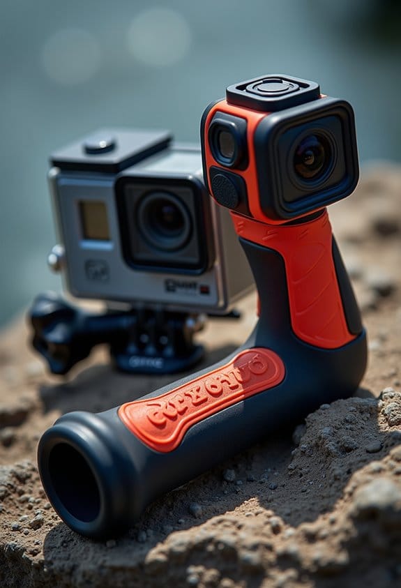 floating camera hand grips
