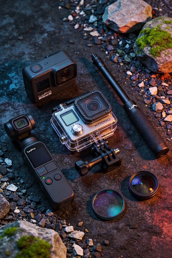 motorized gimbal gopro accessories
