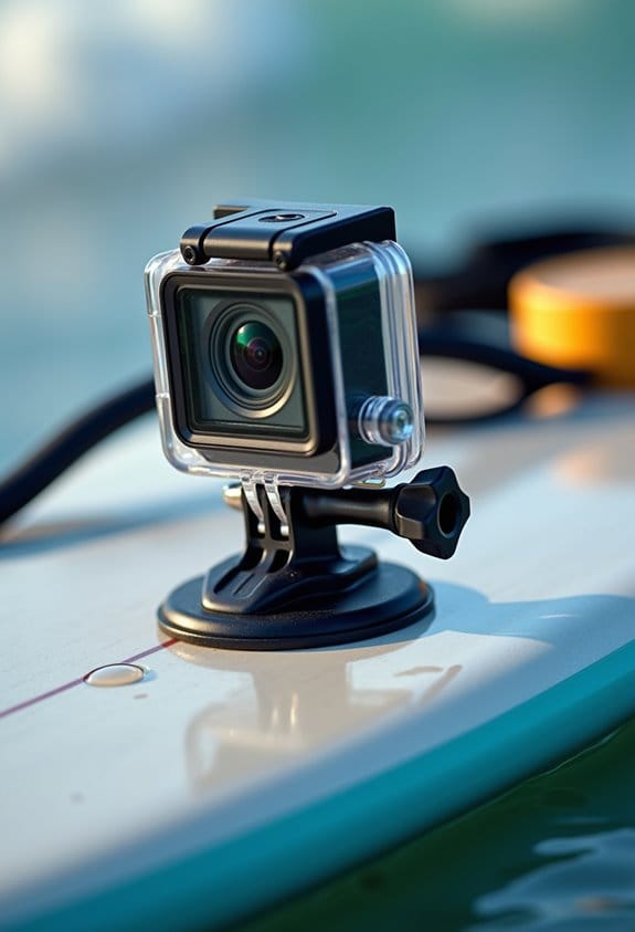optimal surfboard camera mounting