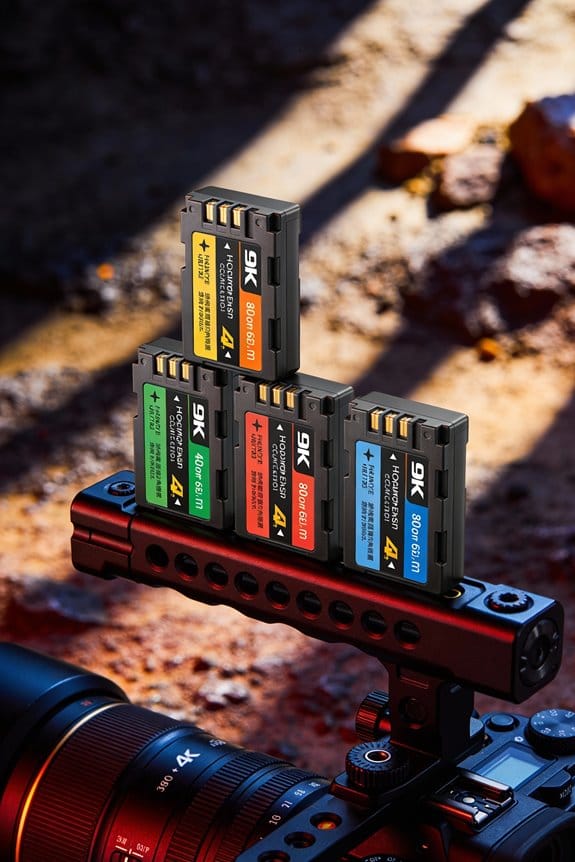 rechargeable camera battery options