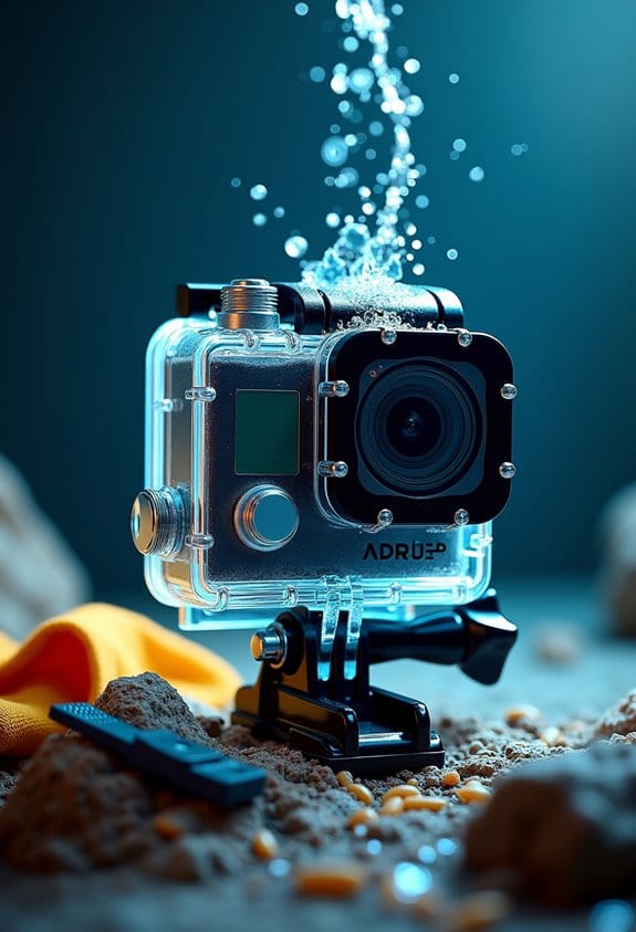 reduce action camera damage