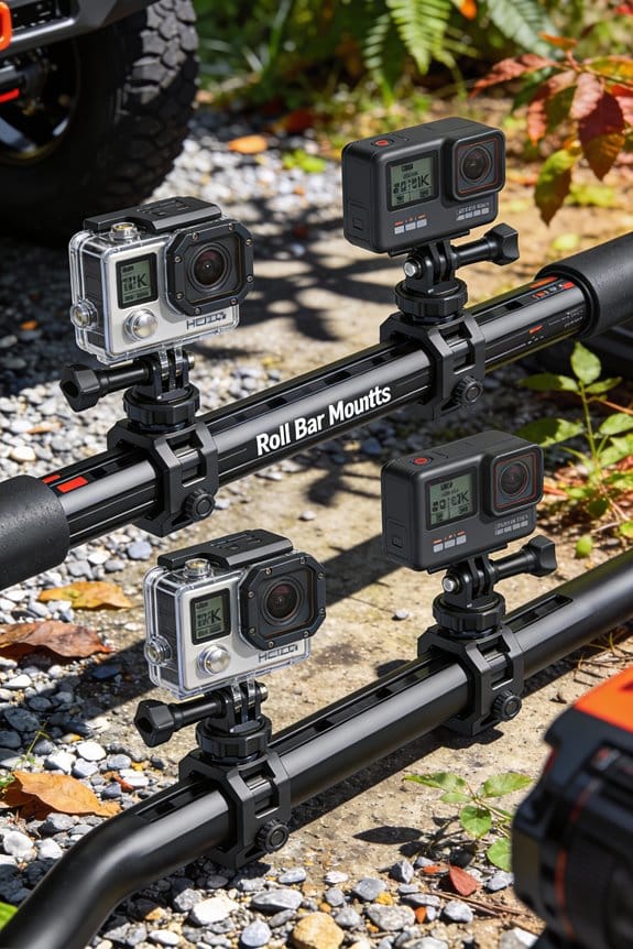 secure accessory roll bar mounts