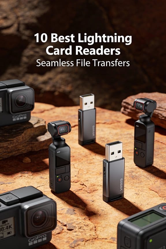 top lightning card readers