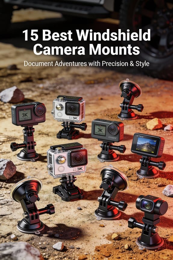 top windshield camera mounts