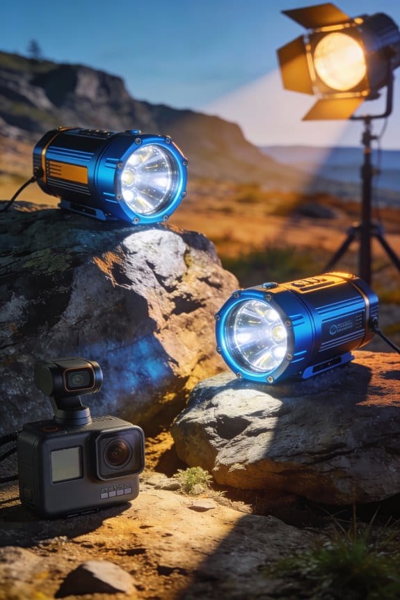 underwater video lighting equipment