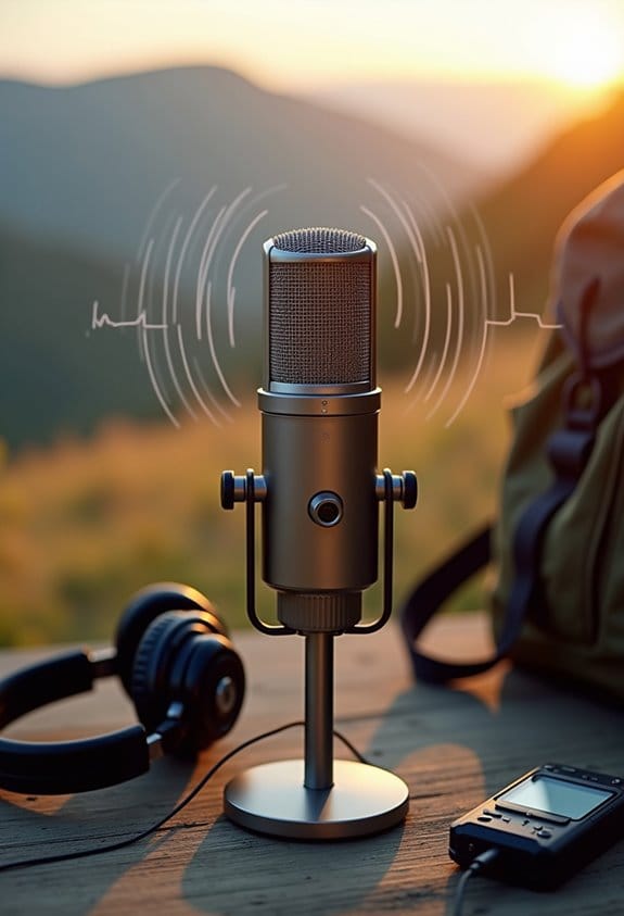 wind noise affects recordings
